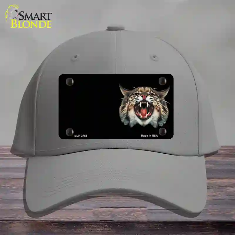 Wildcat Offset Novelty License Plate Hat Cotton / Gray