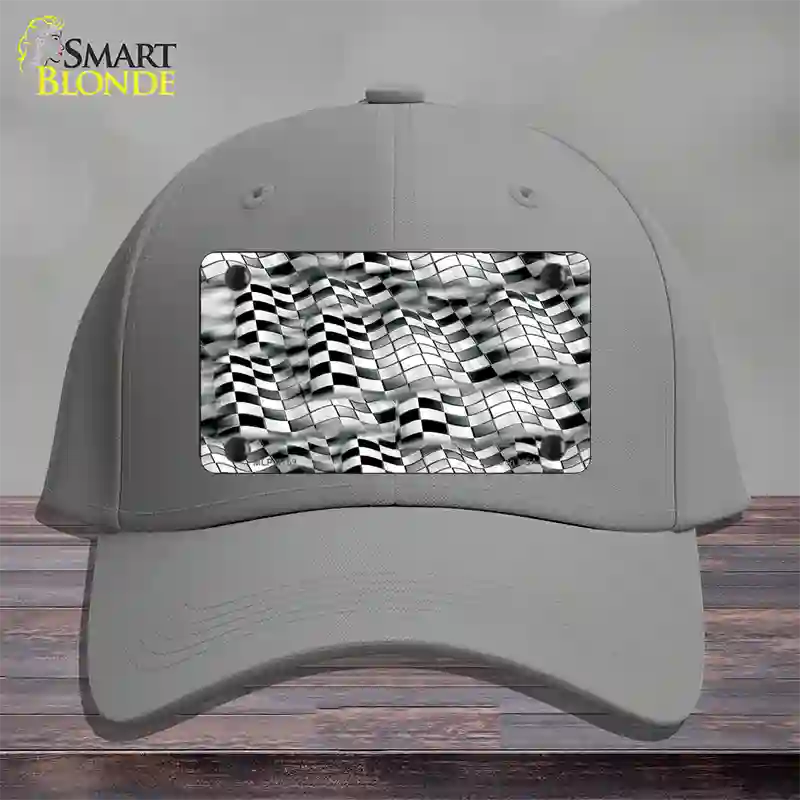 Racing Novelty License Plate Hat Cotton / Gray