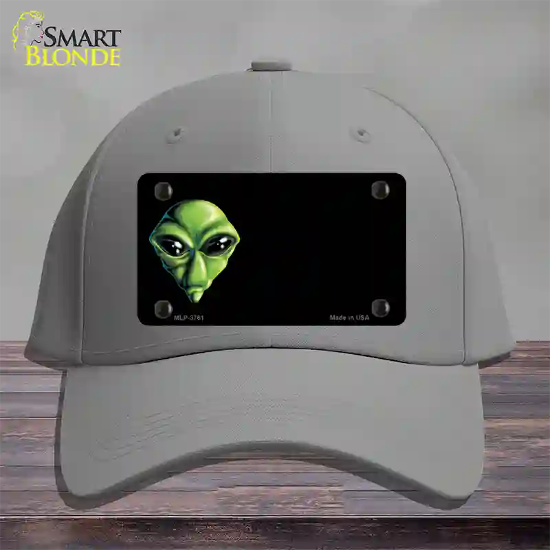 Alien Offset Novelty License Plate Hat Cotton / Gray