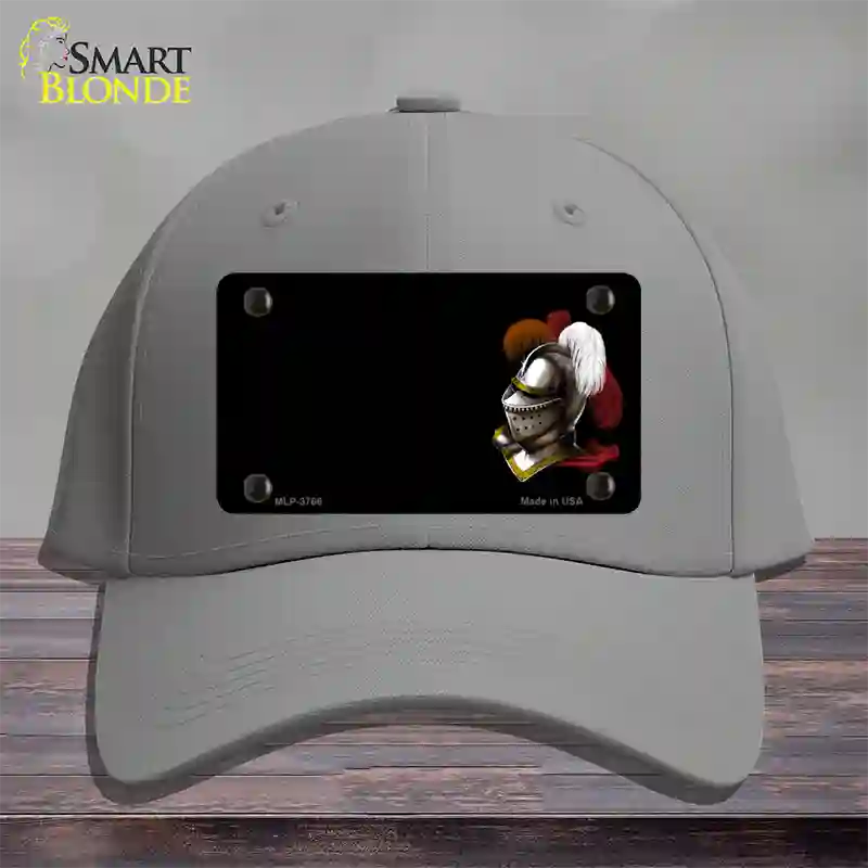 Armor Offset Novelty License Plate Hat Cotton / Gray