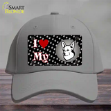 I Love My Pembroke Welsh Corgi Novelty License Plate Hat Cotton / Gray