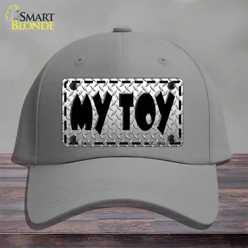 My Toy Novelty License Plate Hat Cotton / Gray