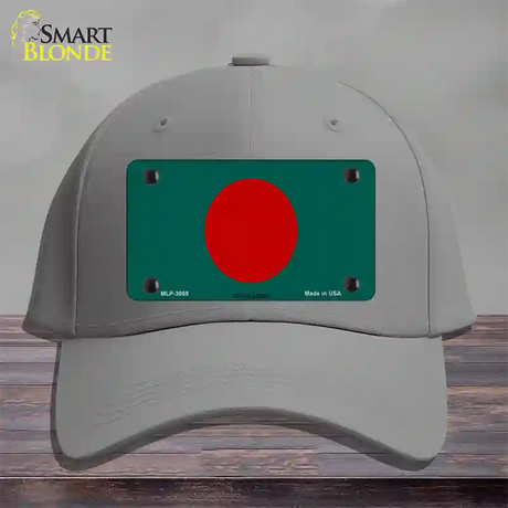 Bangladesh Flag Novelty License Plate Hat Cotton / Gray