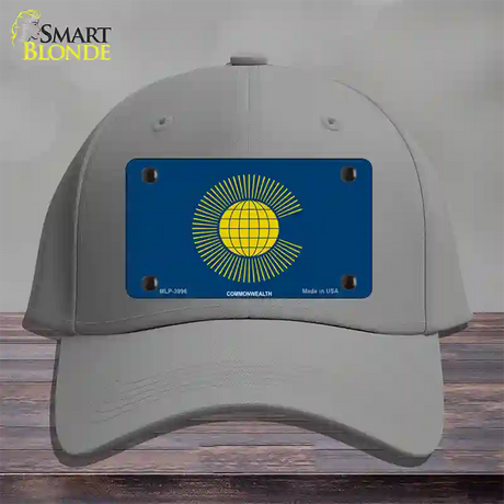 Commonwealth Flag Novelty License Plate Hat Cotton / Gray