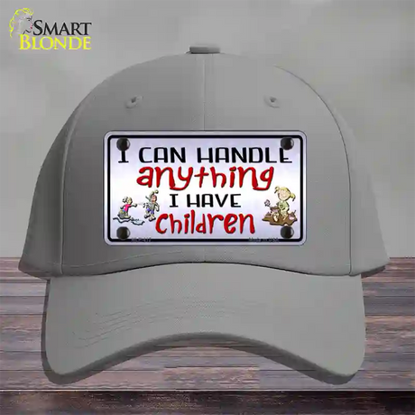 I Can Handle Anything Novelty License Plate Hat Cotton / Gray