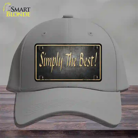 Simply The Best License Novelty License Plate Hat Cotton / Gray