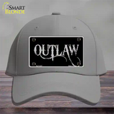 Outlaw Novelty License Plate Hat Cotton / Gray