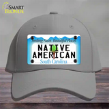 Native American South Carolina Novelty License Plate Hat Cotton / Gray