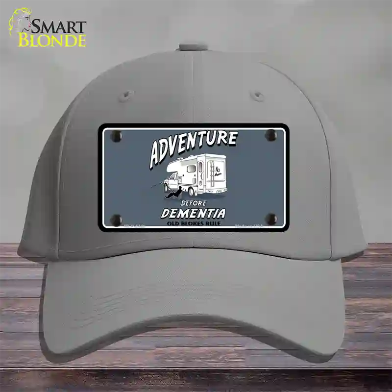 Adventure Before Dementia Novelty License Plate Hat Cotton / Gray