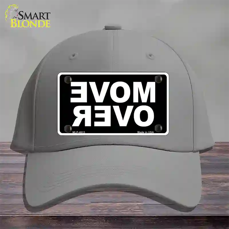 Move Over Black Novelty License Plate Hat Cotton / Gray