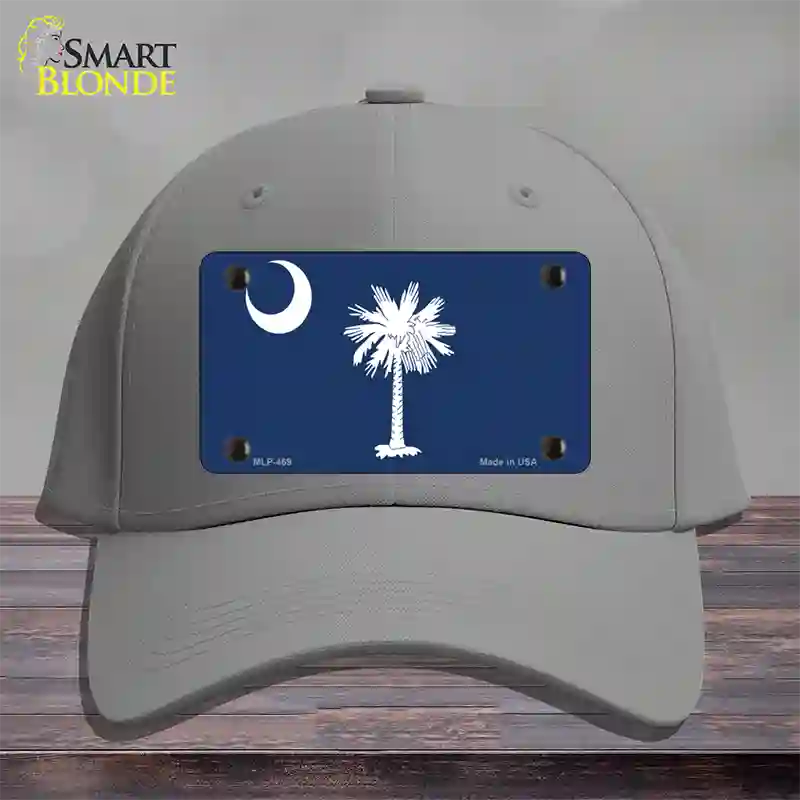 South Carolina State Flag Novelty License Plate Hat Cotton / Gray