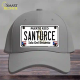 Santurce Puerto Rico Novelty License Plate Hat Cotton / Gray