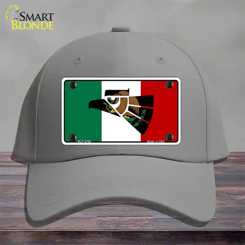 Made In Mexico Flag Novelty License Plate Hat Cotton / Gray