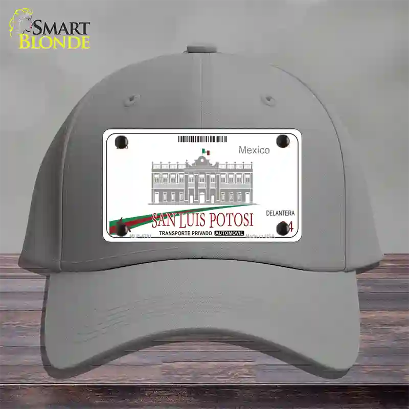 San Luis Potosi Mexico Novelty License Plate Hat Cotton / Gray