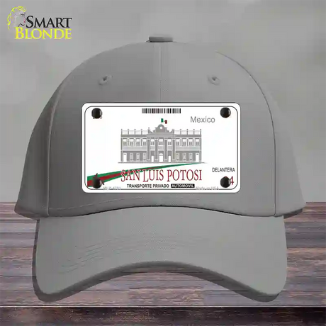 San Luis Potosi Mexico Novelty License Plate Hat Cotton / Gray