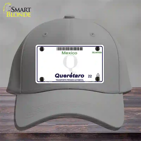 Queretaro Mexico Blank Novelty License Plate Hat Cotton / Gray