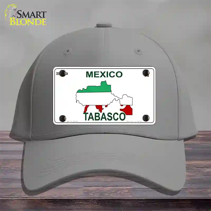 Tabasco Mexico Novelty License Plate Hat Cotton / Gray