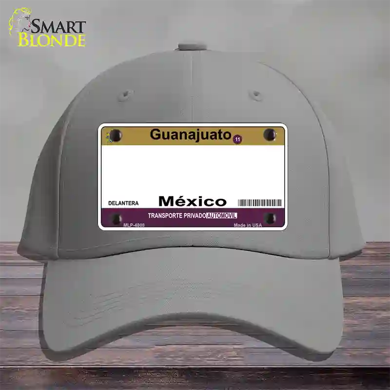 Guanajuato Mexico Blank Novelty License Plate Hat Cotton / Gray