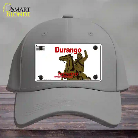 Durango Mexico Novelty License Plate Hat Cotton / Gray