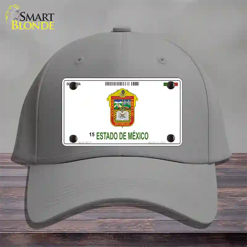 Estado De Mexico Novelty License Plate Hat Cotton / Gray