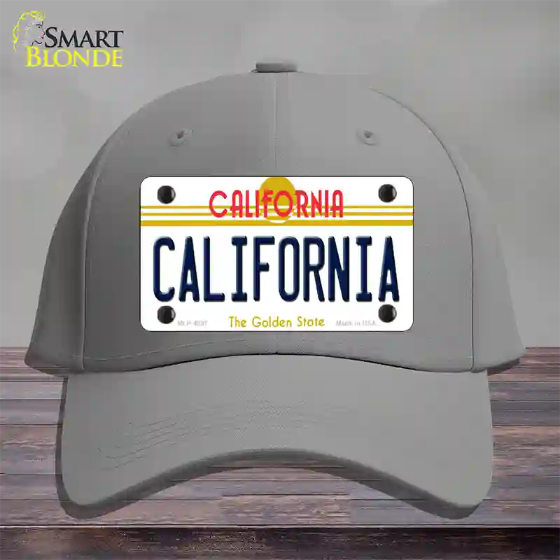 California Novelty License Plate Hat Cotton / Gray