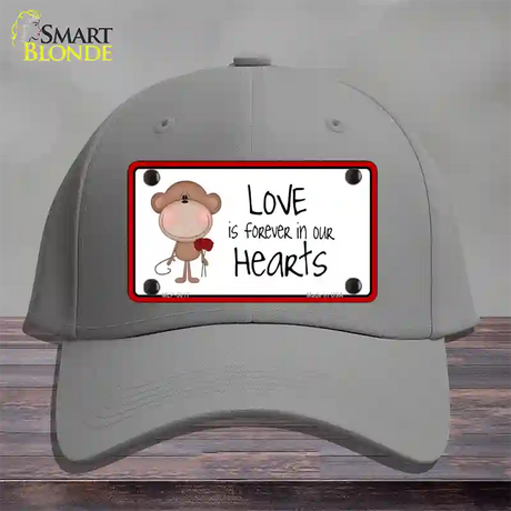 Love In Our Hearts Novelty License Plate Hat Cotton / Gray