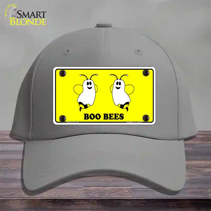 Boo Bees Novelty License Plate Hat Cotton / Gray