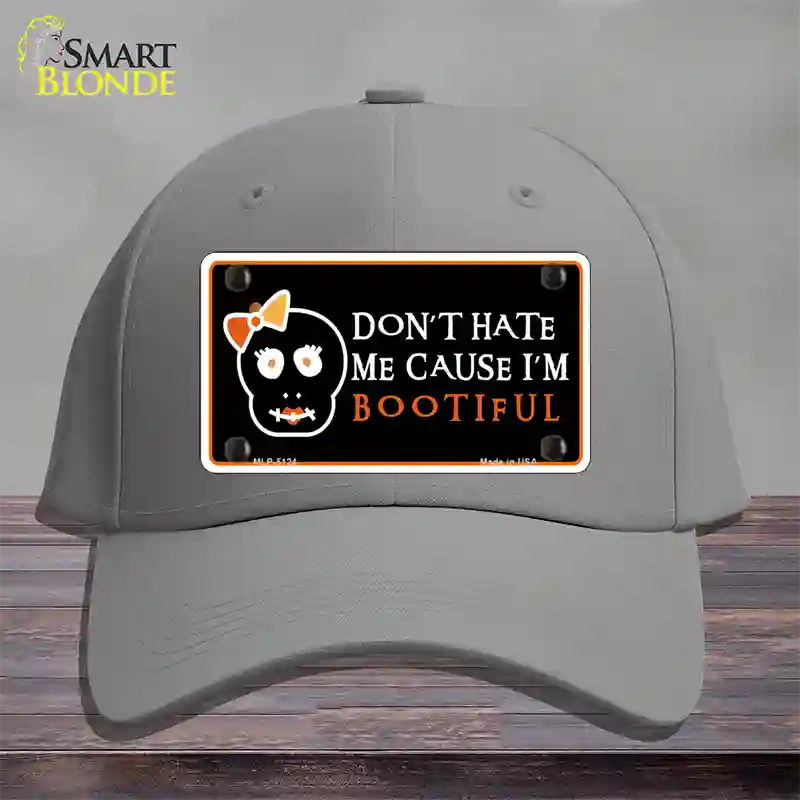 Cause Im Bootiful Novelty License Plate Hat Cotton / Gray