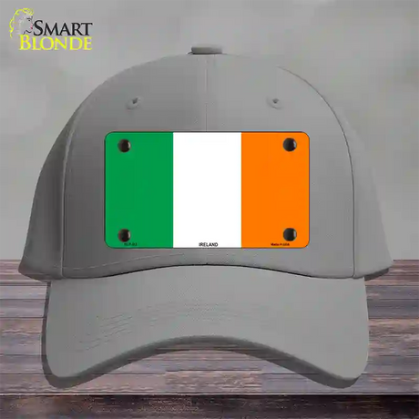 Ireland Flag Novelty License Plate Hat Cotton / Gray