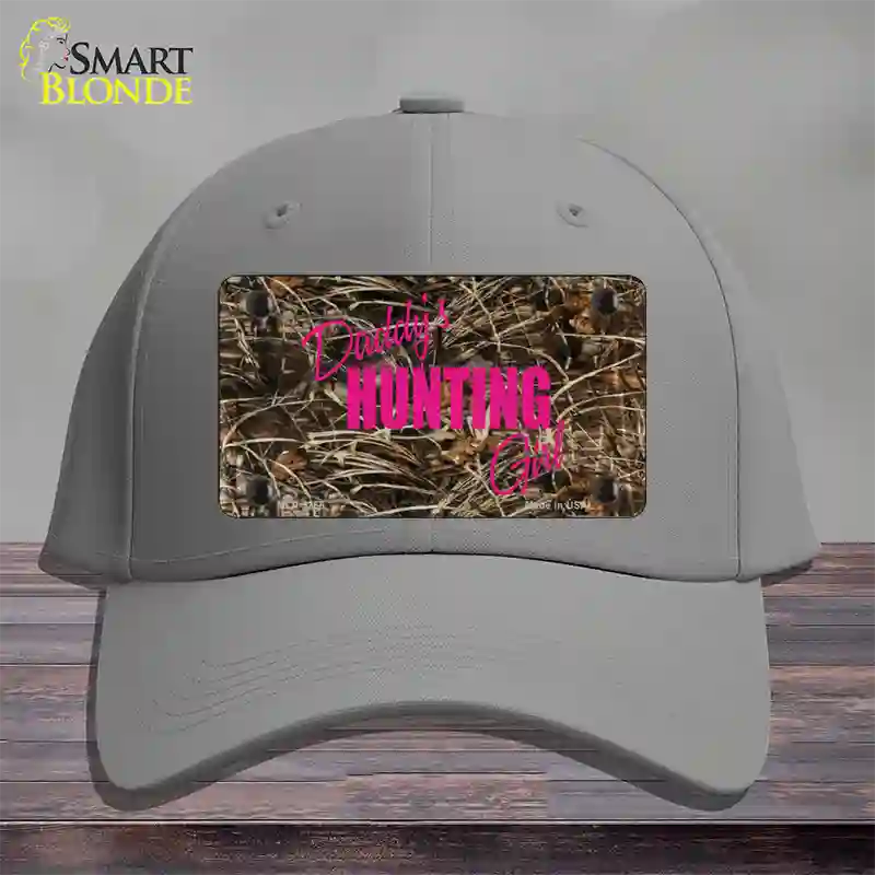 Daddys Hunting Girl Novelty License Plate Hat Cotton / Gray