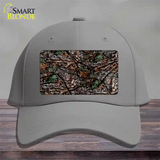 Branches Camouflage Novelty License Plate Hat Cotton / Gray