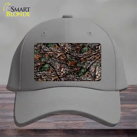 Branches Camouflage Novelty License Plate Hat Cotton / Gray