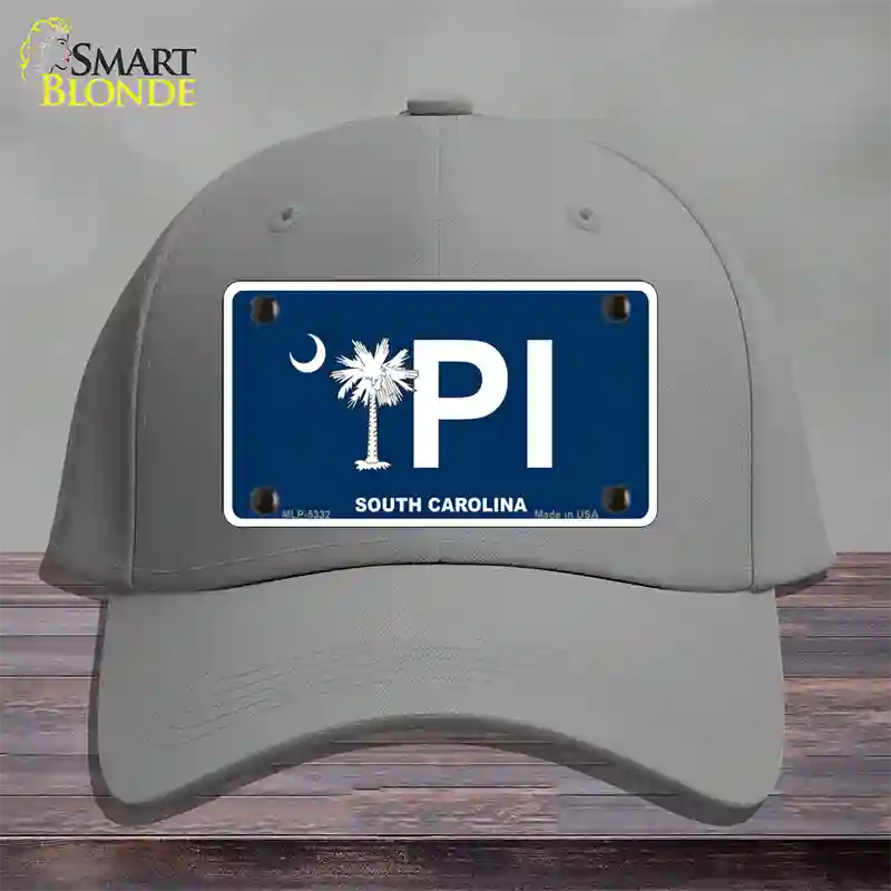 PI South Carolina Novelty License Plate Hat Cotton / Gray