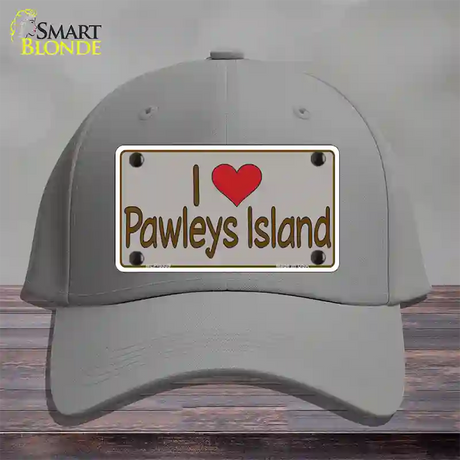 Love Pawleys Island Novelty License Plate Hat Cotton / Gray