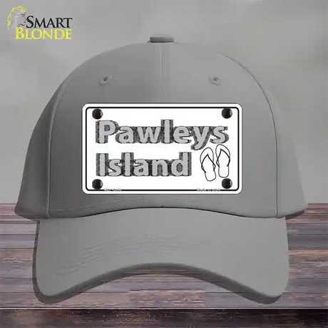 Pawleys Island Flip Flops Novelty License Plate Hat Cotton / Gray