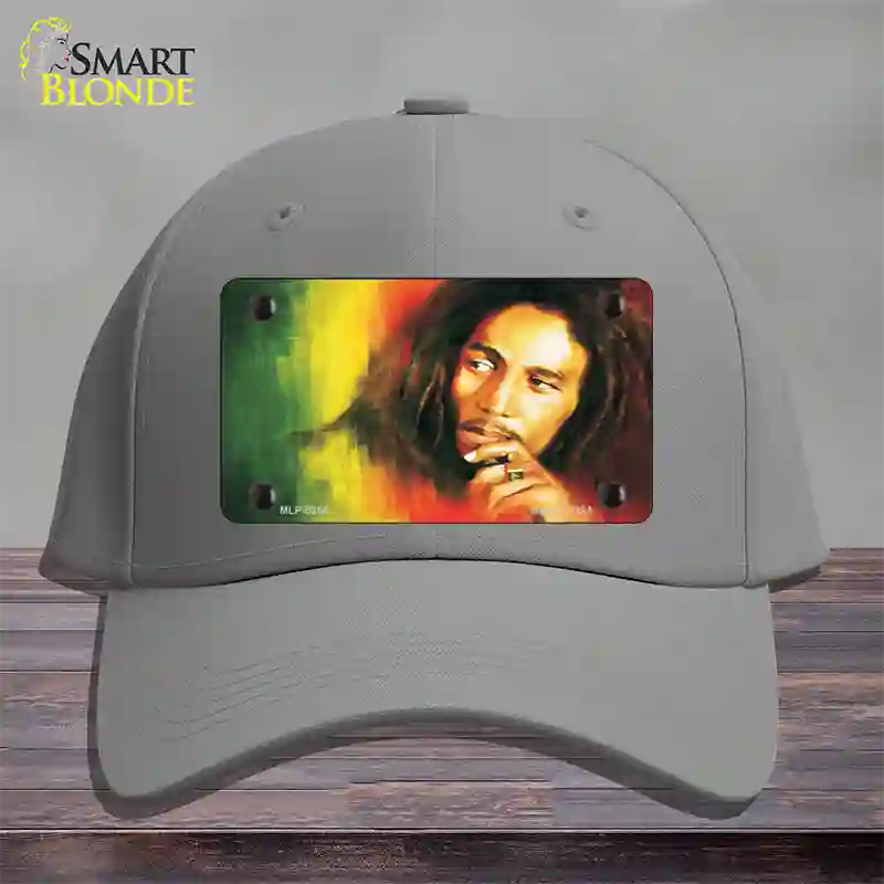 Bob Marley Novelty License Plate Hat Cotton / Gray