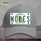 Noles Florida Novelty License Plate Hat Cotton / Gray