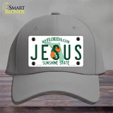 Jesus Florida Novelty License Plate Hat Cotton / Gray