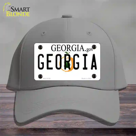 Georgia Novelty License Plate Hat Cotton / Gray