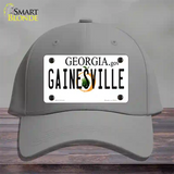 Gainesville Georgia Novelty License Plate Hat Cotton / Gray