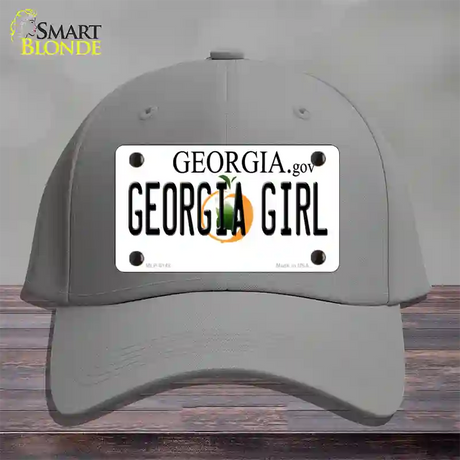 Georgia Girl Georgia Novelty License Plate Hat Cotton / Gray