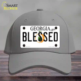 Blessed Georgia Novelty License Plate Hat Cotton / Gray