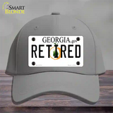 Retired Georgia Novelty License Plate Hat Cotton / Gray