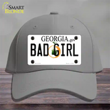 Bad Girl Georgia Novelty License Plate Hat Cotton / Gray