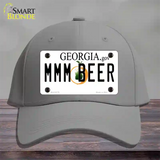 MMM Beer Georgia Novelty License Plate Hat Cotton / Gray