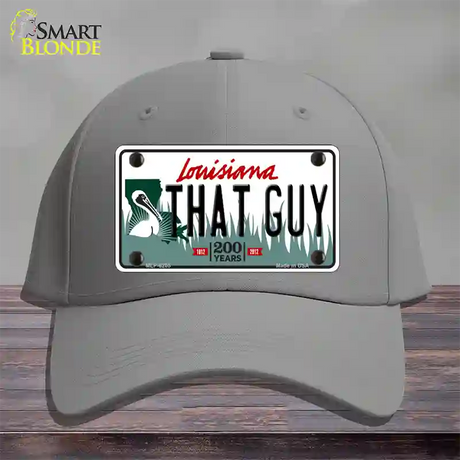 That Guy Louisiana Novelty License Plate Hat Cotton / Gray