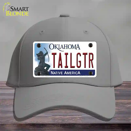 Tailgtr Oklahoma Novelty License Plate Hat Cotton / Gray