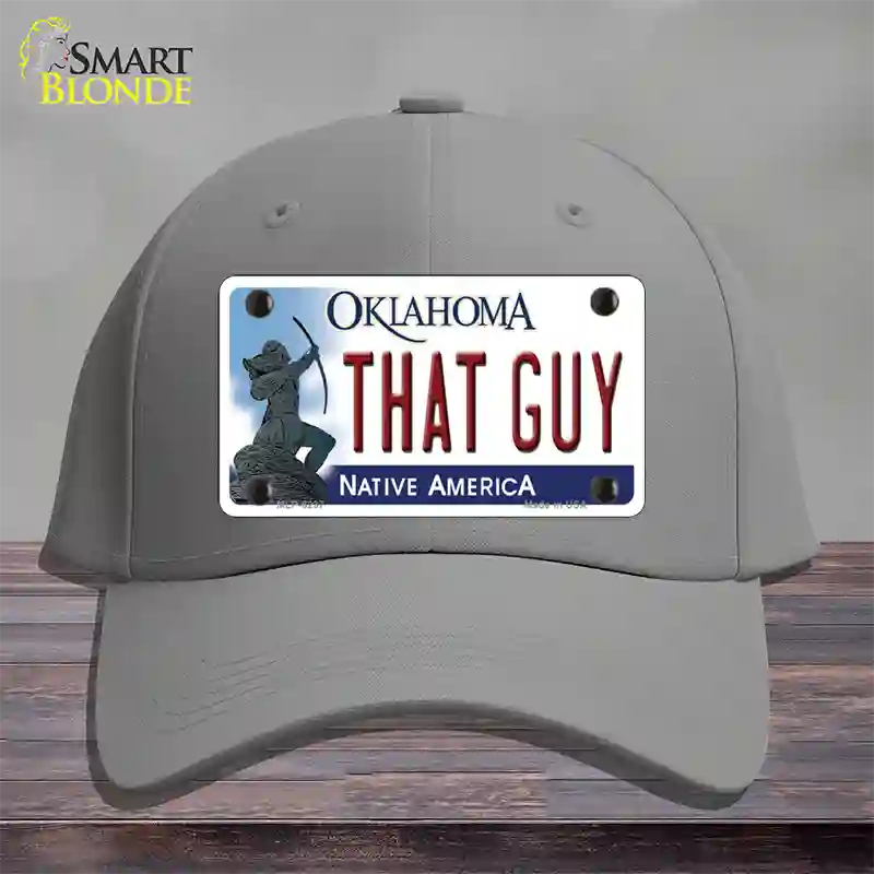 That Guy Oklahoma Novelty License Plate Hat Cotton / Gray