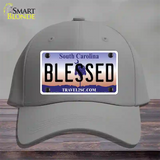 Blessed South Carolina Novelty License Plate Hat Cotton / Gray