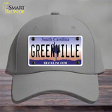 Greenville South Carolina Novelty License Plate Hat Cotton / Gray